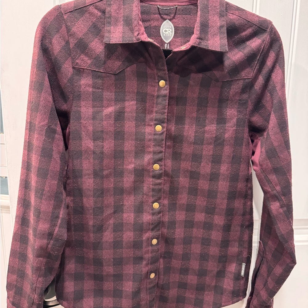 Club Ride Apparel Plaid Shirt